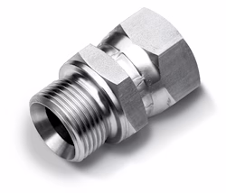 ADATTATORE DIRITTO MASCHIO GAS Cil. 60° – FEMMINA GIREVOLE 60° AERTUBI S.r.l.