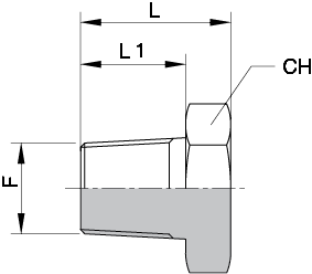 Schema Grafico TAPPO MASCHIO NPT AERTUBI S.r.l.