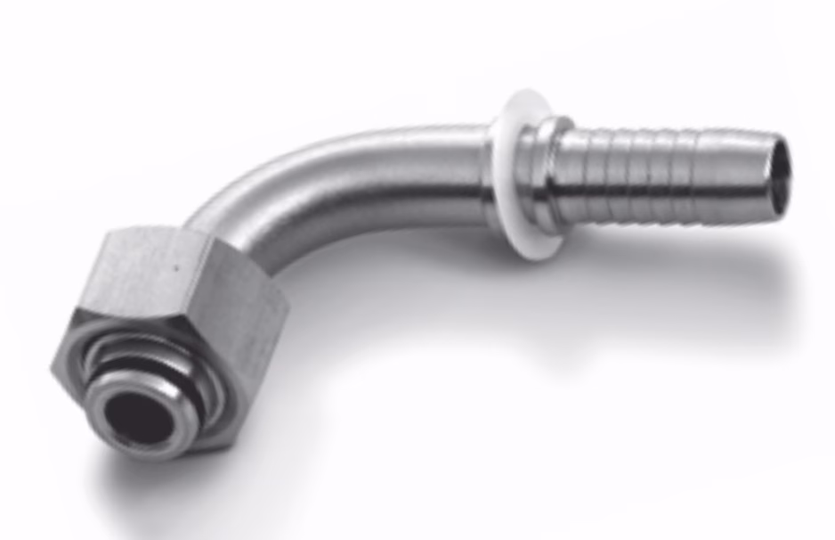 FEMMINA 90° Métrica CONO 24° O.r. – DIN 3865 SERIE S DIN 2353 AERTUBI S.r.l.